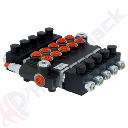 product 50 литра Магнитно управляван контролен клапан , 5Z50 , 5 макари , G 3/8" , open center макара , 12 V image thumb