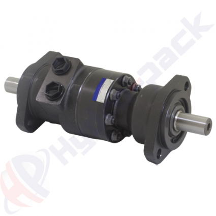 product Хидравличен мотор с двоен вал от серия MRB, 125 cc/rev, прав шлицев вал  25 mm DIN6885 , Овален монтажен фланец с 2 отвора , MRB125C/C image thumb