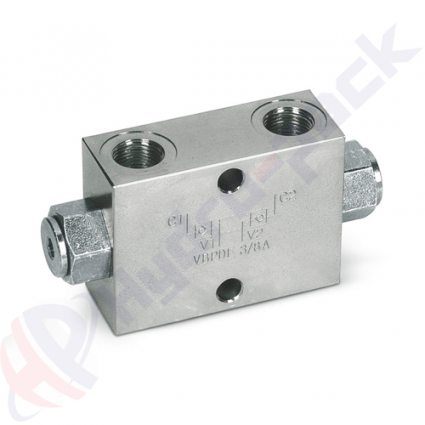 product Двойно действащ възвратен клапан, VBPDE A , 30 L/min, G 3/8" , VBPDE 3/8 A V0180 image thumb