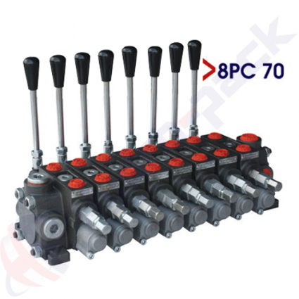 product Секционен контролен клапан 70 литра, 8PC70 , 8 макари , G 1/2" , open center макара image thumb