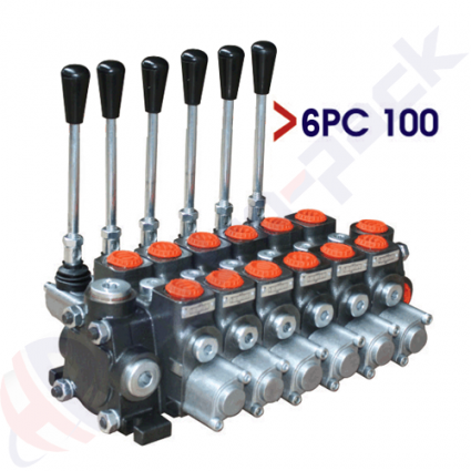product 100 литра Секционен контролен клапан, 6PC100 , шест намотки , G 3/4" , отворена централна намотка image thumb
