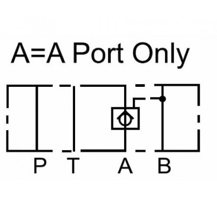 product NG10 (CETOP 5) Модулен пилотно управляван възвратен клапан, MPC 03 A , 100 L/min, A port image thumb
