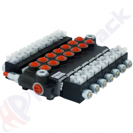 product 50 литра Магнитно управляван контролен клапан , 7Z50 , 7 макари , G 3/8" , open center макара , 12 V image thumb