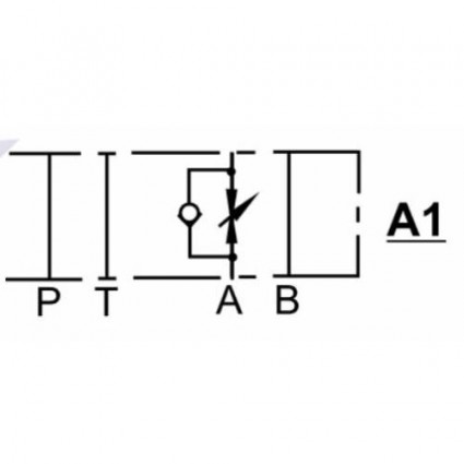 product NG6 (CETOP 3) Модулен клапан за управление на потока, MTC 02 A , 30 L/min, A port image thumb